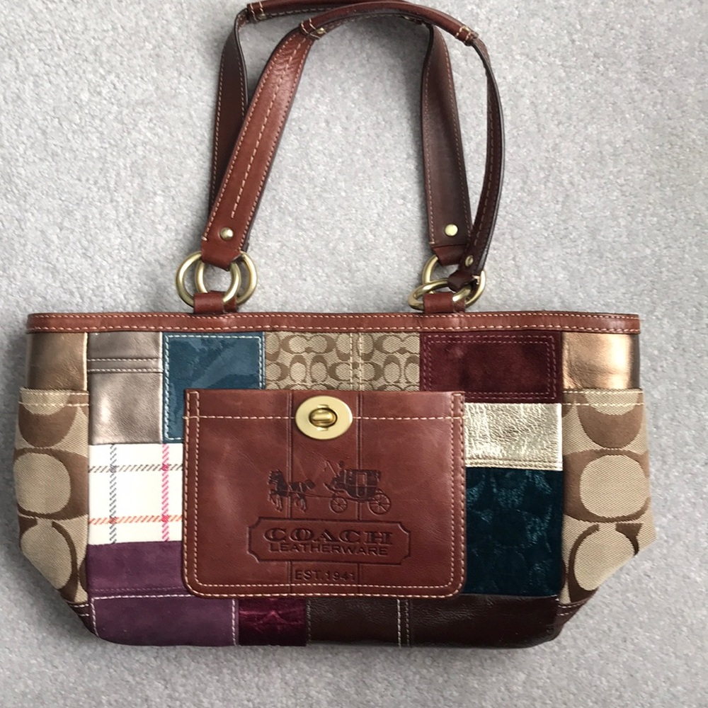 Coach patchwork bag